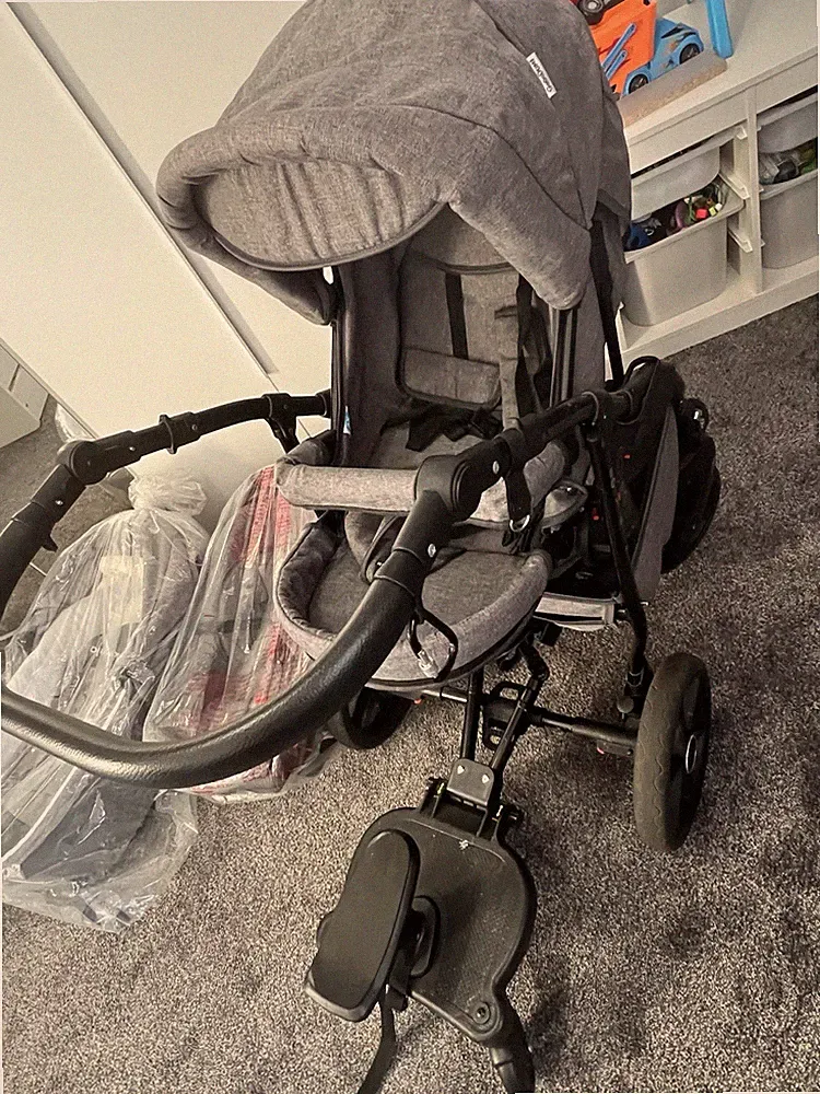 Kinderwagen 3 In 1 mit Buggy Board Kinderwagen