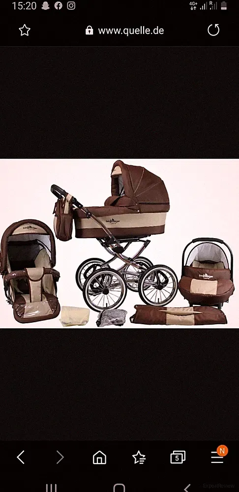 kinderwagen 3 in 1 neu