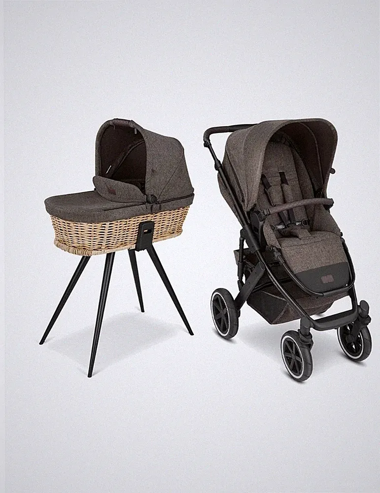 Kinderwagen Abc Design Salsa Braid Rattan Babywanne Sportsitz Wickeltasche Bett