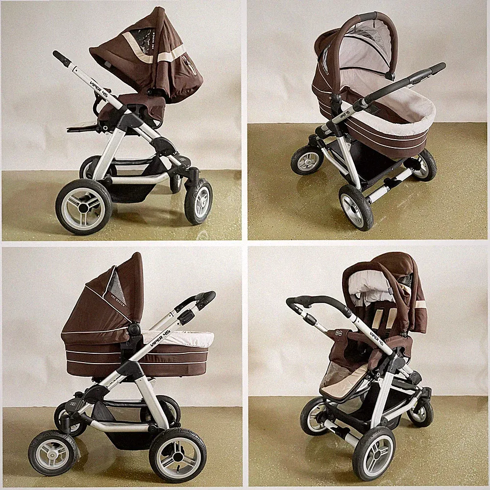 Kinderwagen ABC Design VIPER 4S mit vielen Zubehör Babywagen fast wie neu