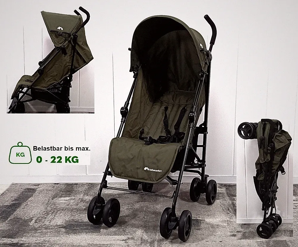 Kinderwagen Bebeconfort Rainbow bis 22 kg Kompakt und Wendig