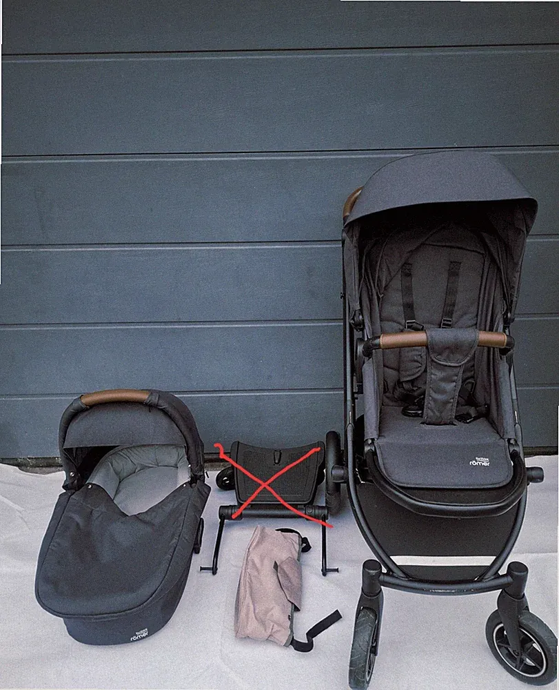 Kinderwagen Britax Smile 3 Set: Babyschale, Sportsitz & Zubehör
