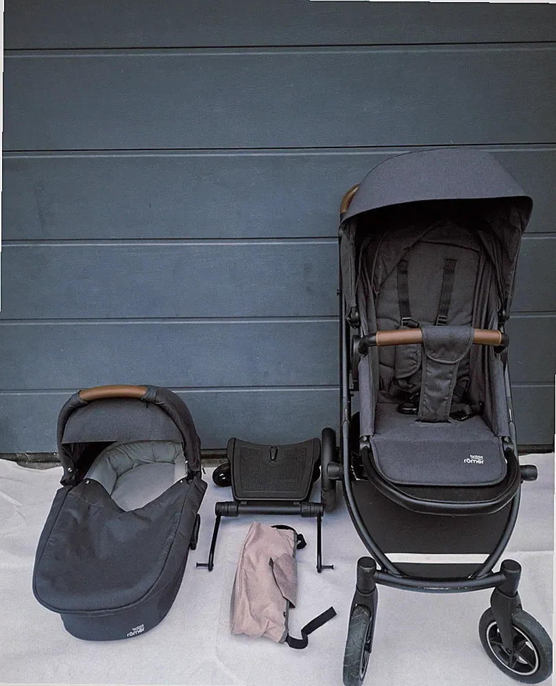 Kinderwagen Britax Smile 3 Set inkl. Babyschale & Geschwisterbrett