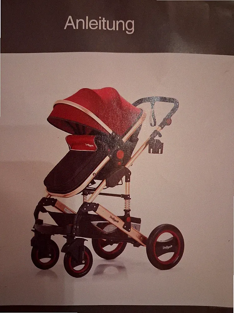 Kinderwagen / Buggy Daliya Bambimo, Linen blue; 0 - 36 Monate, max 22 kg