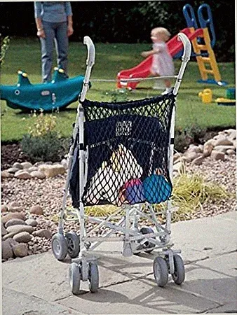 Kinderwagen/Buggy Einkaufstasche Aufbewahrungsnetz SCHWARZ passt Maclaren, Quinny Buzz Zapp