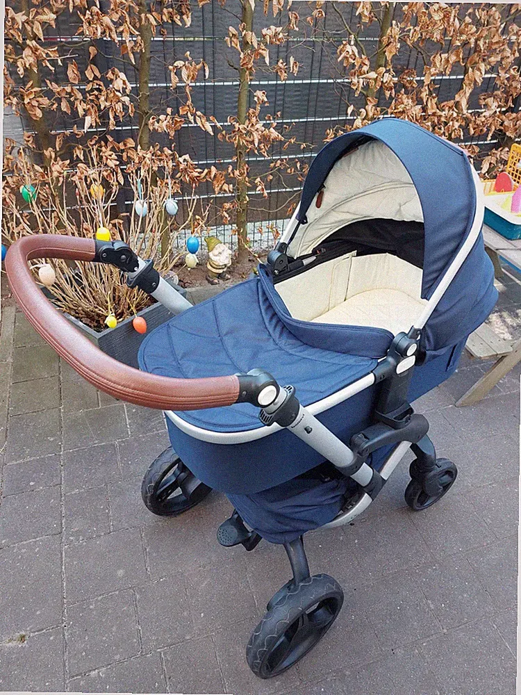 Kinderwagen-Buggy-Kombi von bonavi, umfangreiches Zubehör/Sorglospaket