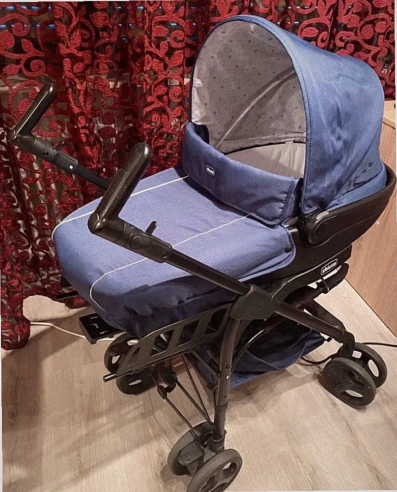 Kinderwagen Chicco Zustand Wie Neu..nicht Benutzt Top Zustand 👍👍👍Blau👍👍👍