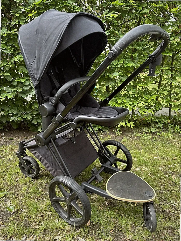 Kinderwagen Cybex Platinum PRIAM 4, Black, Babywanne & Kinderwagensitz, +Zubehör