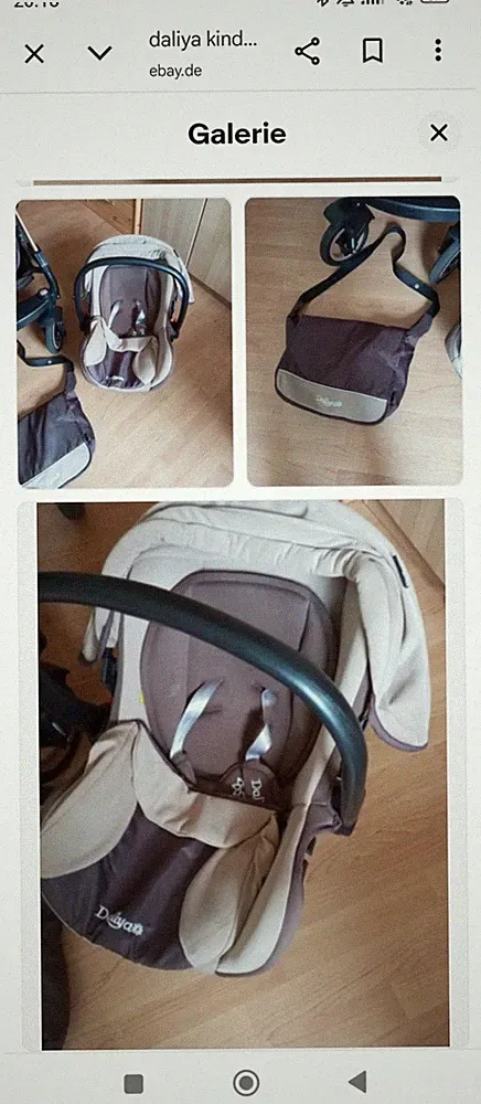 Kinderwagen Daliya Kinderwagen Mit Maxi Cosi Unfallfrei Und Viel Zubehör