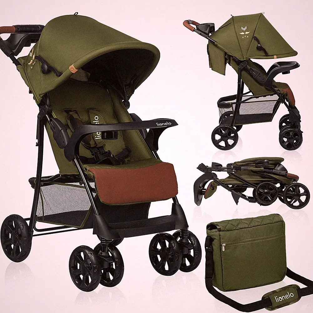 Kinderwagen Emma Plus Buggy Kindersportwagen bis 15 kg 🔸 Forest...