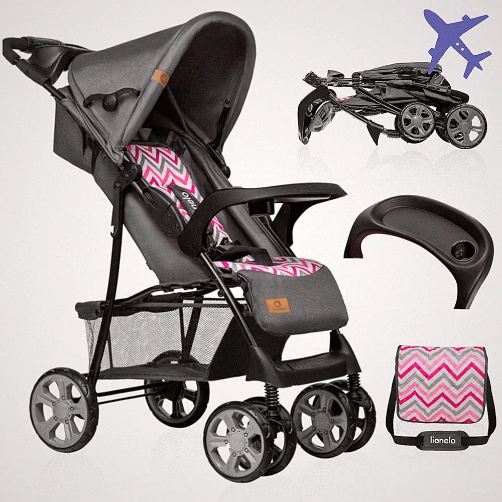Kinderwagen Emma Plus Buggy Kindersportwagen bis 15 kg 🔸 Pink Sc...