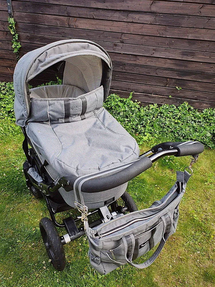 Kinderwagen Emmaljunga Mondial und Edge Duo S Kombi 3in1, anthrazit. NP 1200€