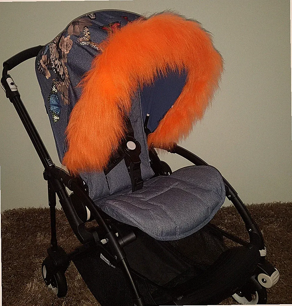 Kinderwagen Fellhaube Besatz Buggy 150 Farben Bugaboo Silver Cross Icandy