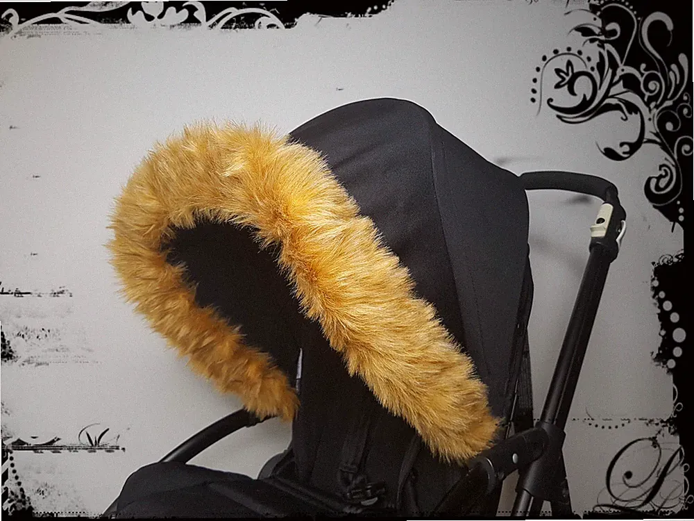 Kinderwagen Fellhaube Besatz für alle Kinderwagen Buggy Buggy Teile Zubehör