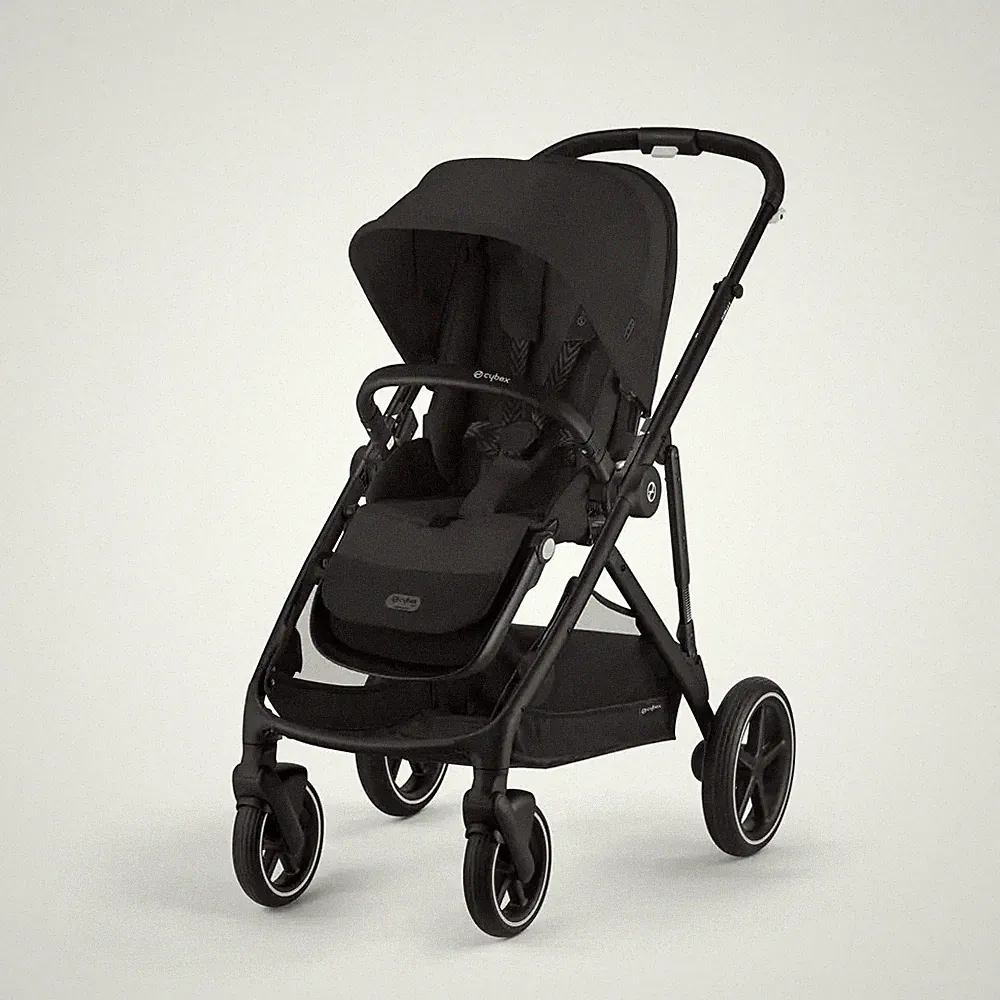 Kinderwagen GAZELLE S BLK Moon Black