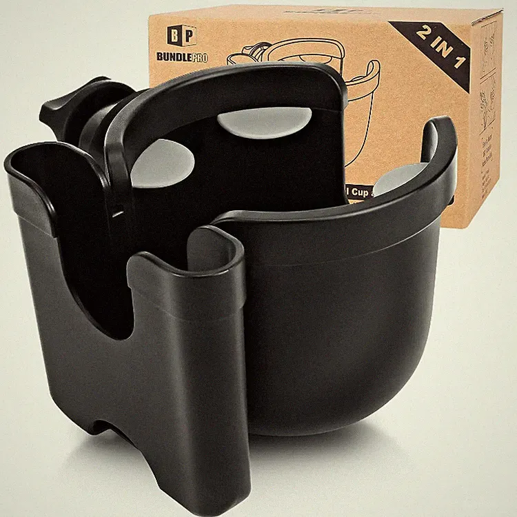 Kinderwagen Getränkehalter 360 Drehbar Mobiltelefon Halter