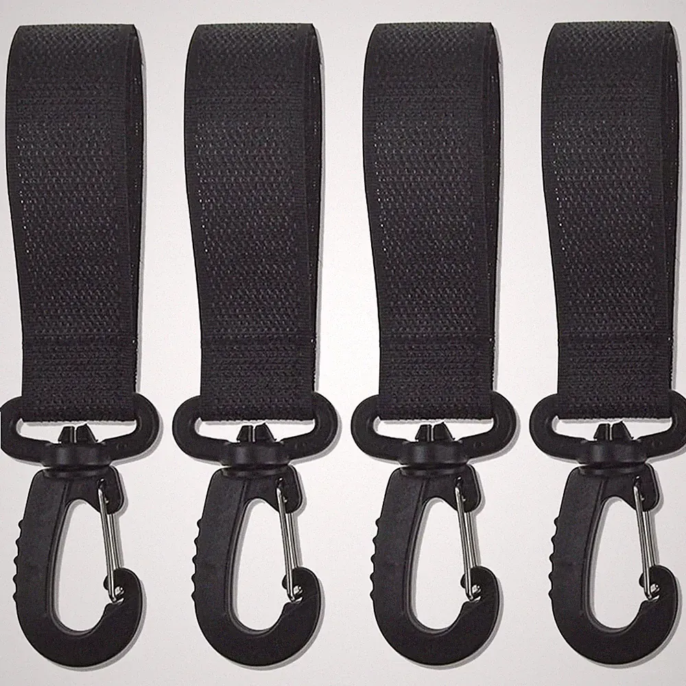 Kinderwagen Haken Clips, 4 Stück Buggy-Clips Träger Kinderwagen Haken, Taschenha