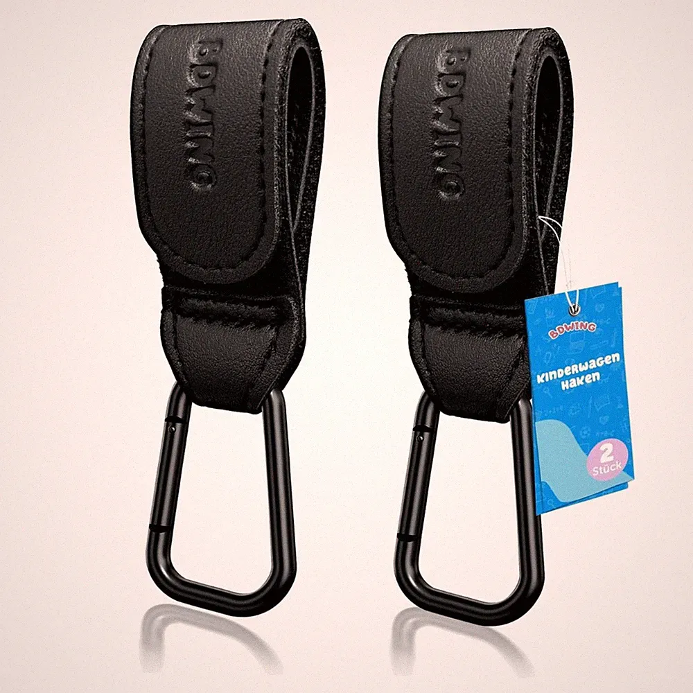 Kinderwagen Haken Wickeltasche Kinderwagenzubehör Universal Schwarz