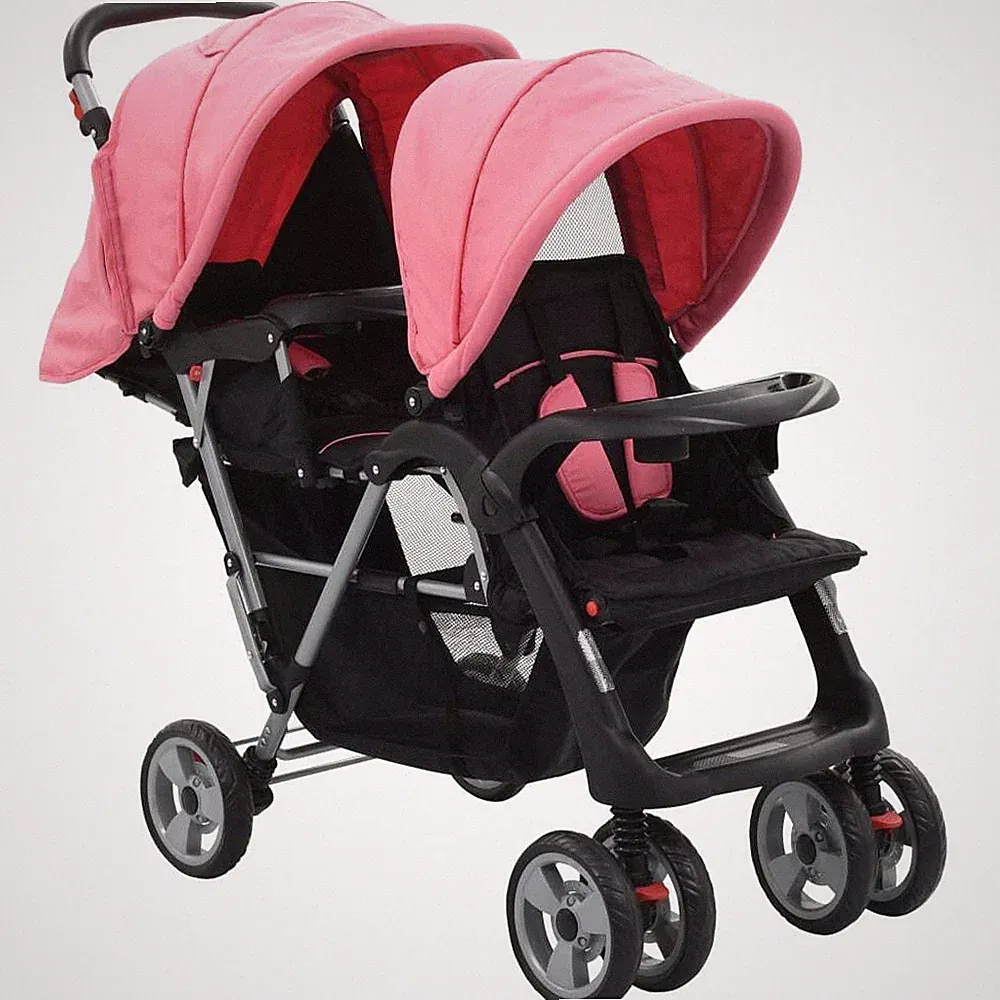 Kinderwagen Kinderbuggy Baby Buggy Geschwisterwagen Stahl+Oxford Zwillingswagen