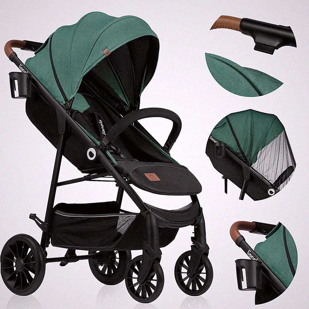 Kinderwagen Kinderwagen bis 15 kg Stoßdämpfer komplett wasserdicht 0-4 Jahre