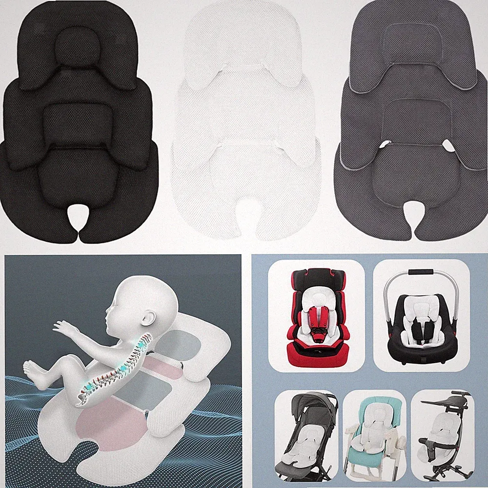 Kinderwagen Kissen Autositzeinsatz atmungsaktiv für Baby Neugeborenes
