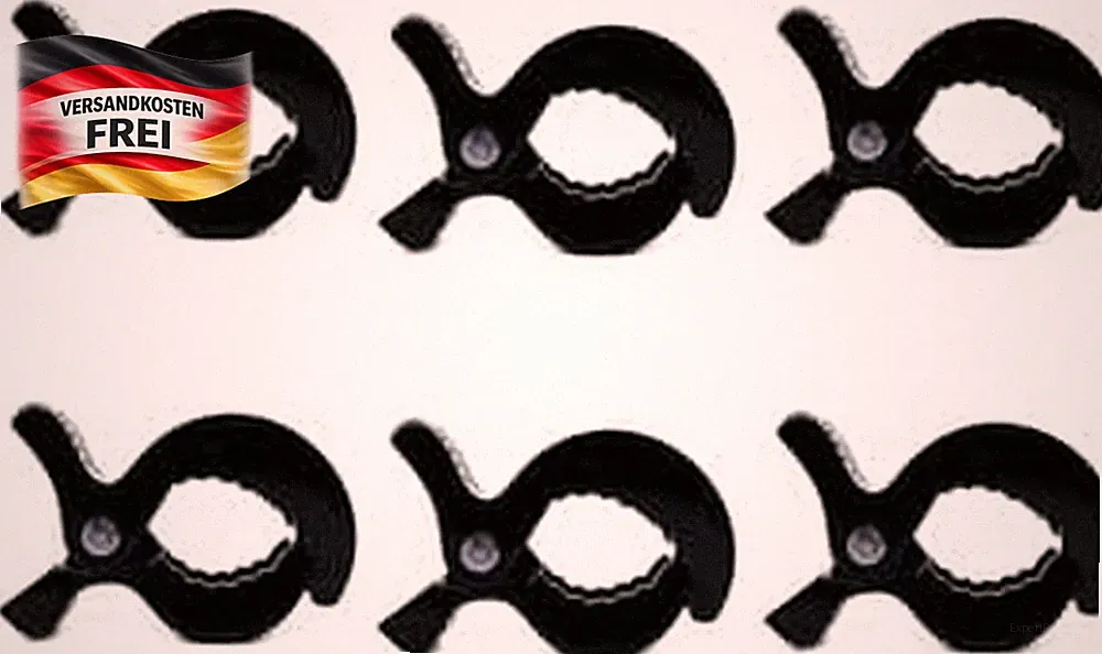 Kinderwagen Klammern 6er Set Universal Zubehör Clips für Sonnenschutz Decken