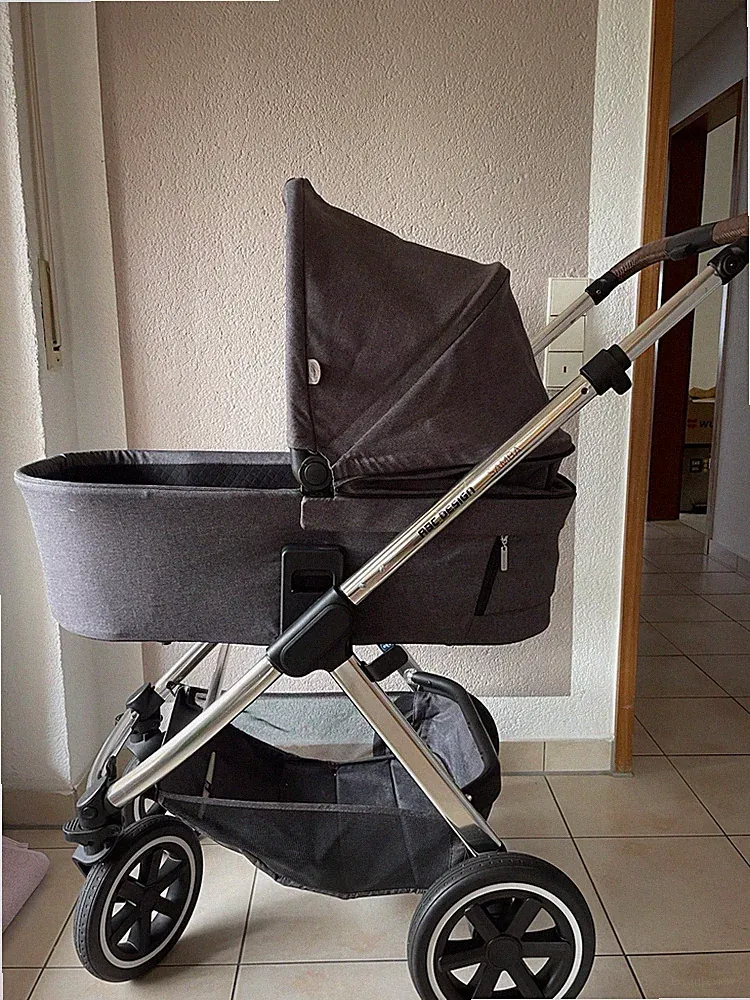 Kinderwagen Kombi Samba ABC Design Farbe Grau und Zubehör