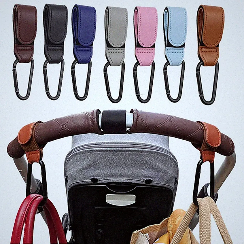 kinderwagen organizer leder