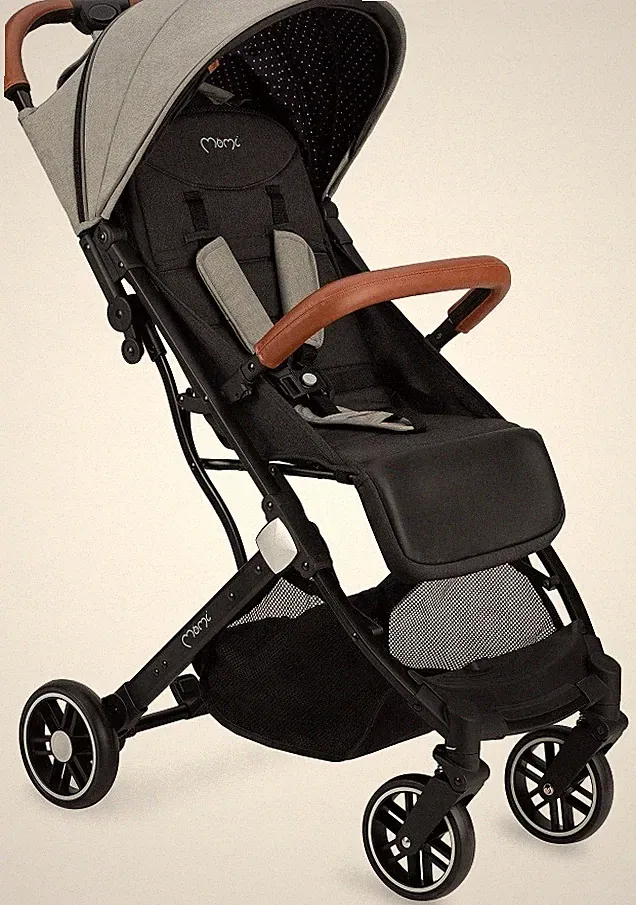 Kinderwagen leicht wendig faltbar Kinderwagen Buggy Momi Estelle grau
