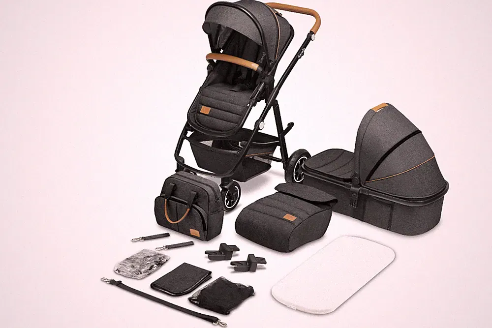 Kinderwagen Lionelo Amber 2 in 1 Kombikinderwagen Zubehörpaket Set...