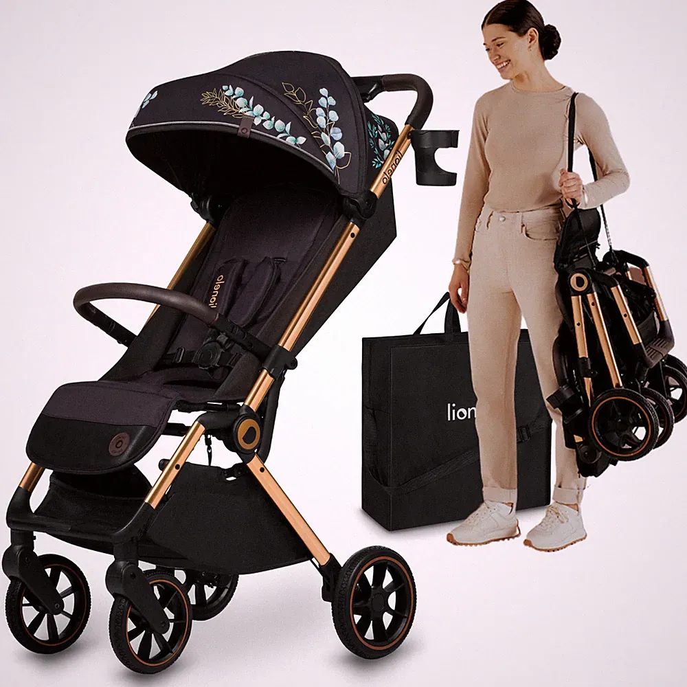 Kinderwagen Lionelo Cloe 💚 bis 22 kg Buggy Reisebuggy Wasserdicht Becherhalter