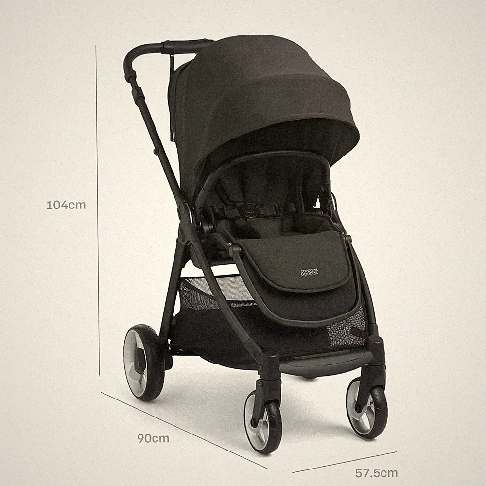 Kinderwagen Mamas & Papas Flip XT2 Kinderwagen Wendesitz Liege flach Ink