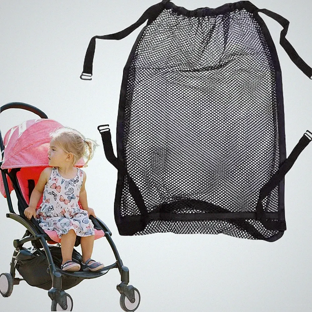 Kinderwagen-Netz Einkaufstasche Rückseite für Kinderwagen Buggys und Sportwagen
