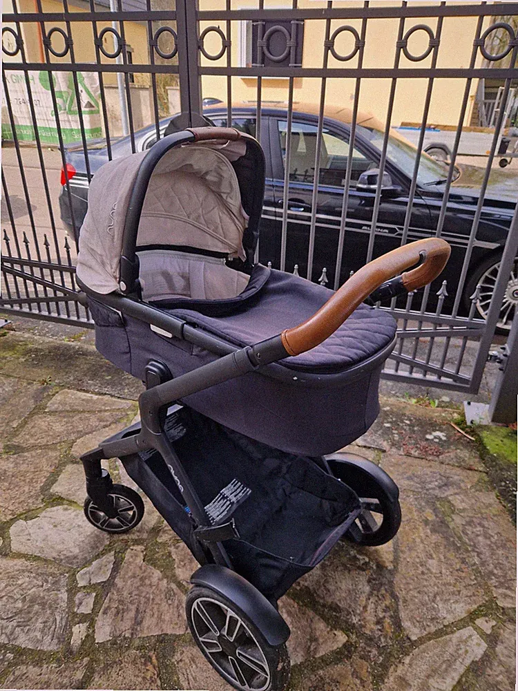 Kinderwagen Nuna Demi Grow Next Sportsitz Babyschale Timber Beige