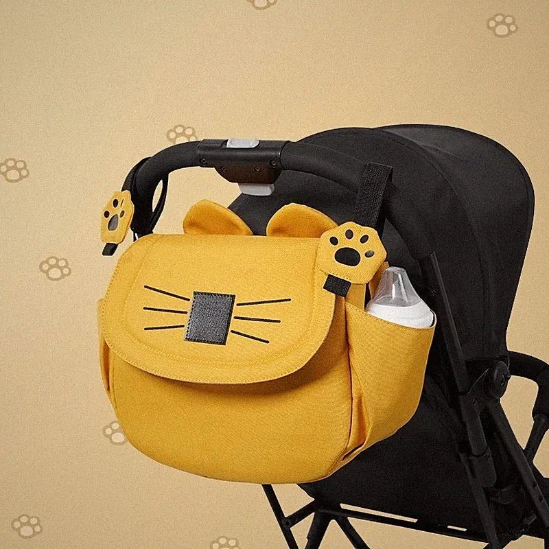 Kinderwagen Organizer Baumwolle Universal Aufbewahrungstasche Tragegurt