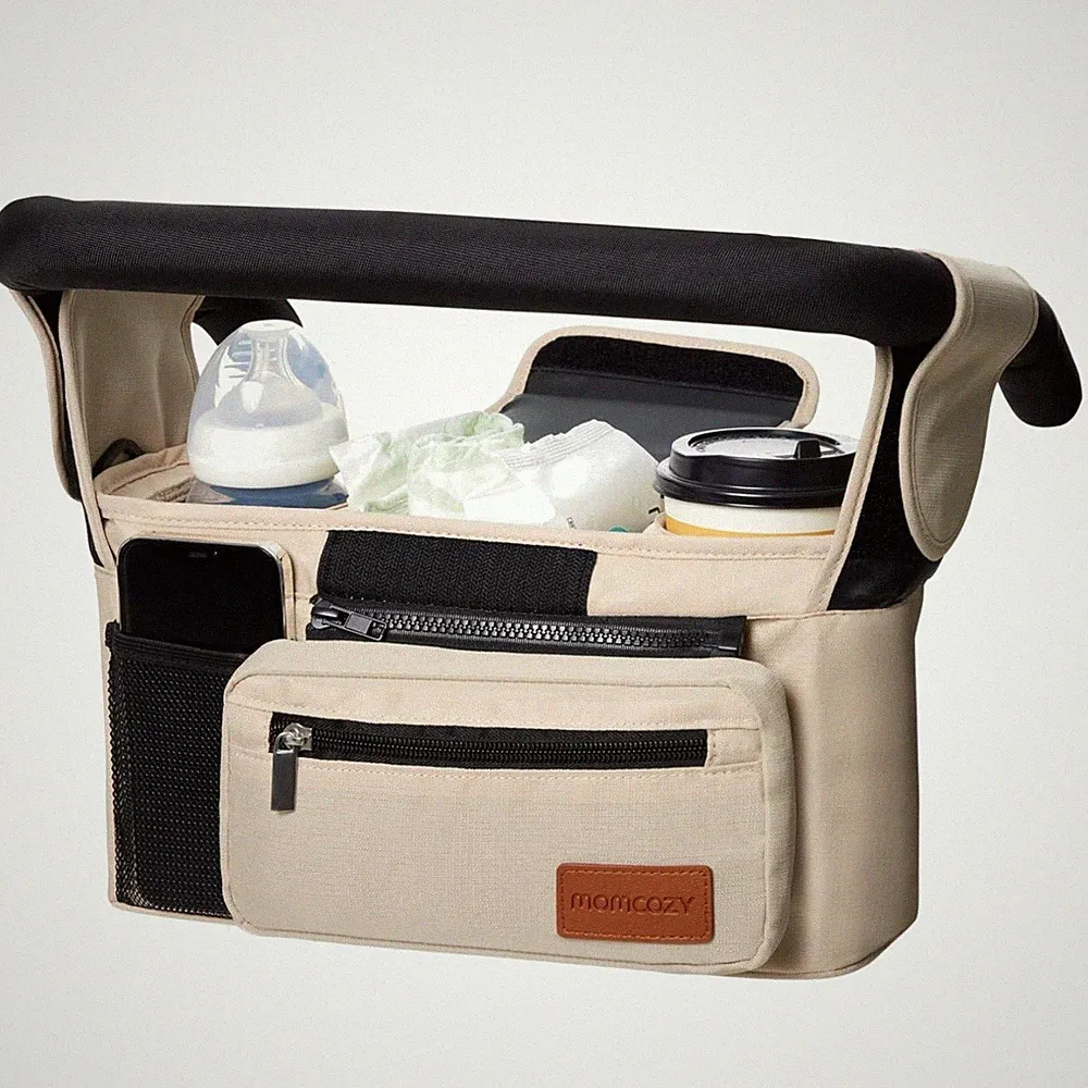 Kinderwagen Organizer Becherhalter Tasche Universal Baby Zubehör praktische A...