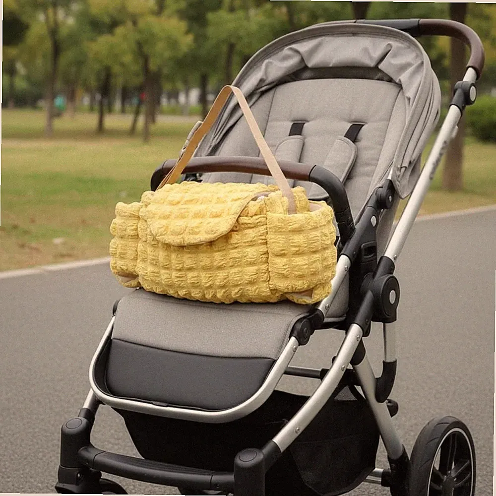 Kinderwagen-Organizer einfache Montage Kinderwagen Tasche Reißverschlusstasche