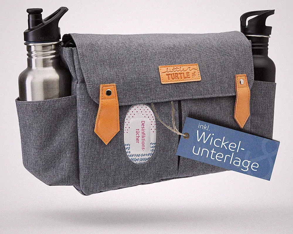 kinderwagen organizer grau