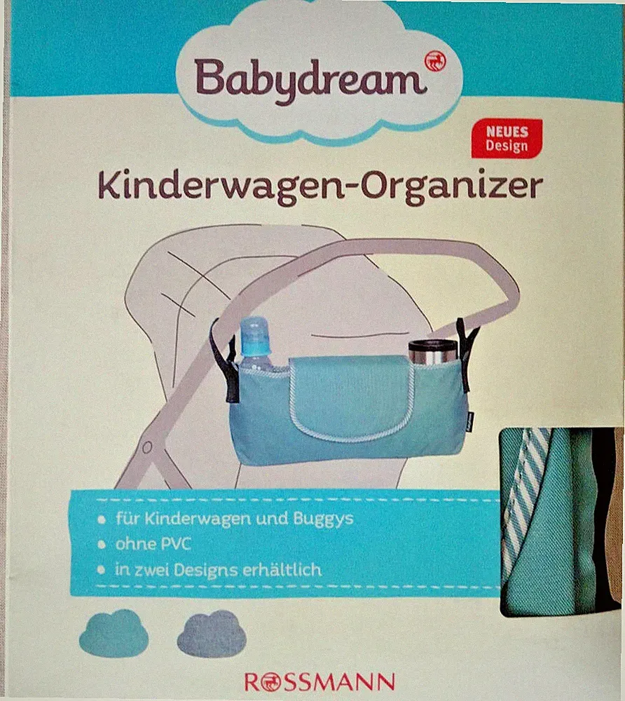 KINDERWAGEN-ORGANIZER / Kinderwagen-Tasche babydream für Kinderwagen und Buggys