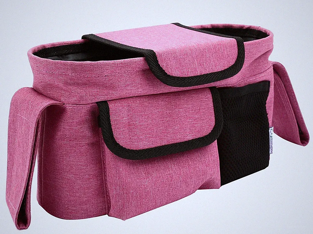 Kinderwagen Organizer Kinderwagentasche Buggy Tasche Getränkehalter Wickeltasche