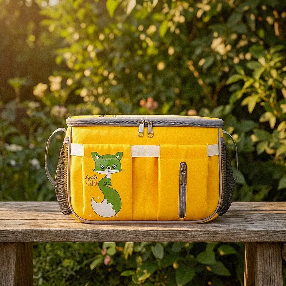 Kinderwagen-Organizer mit Reißverschluss geräumig Kinderwagen-Organizer
