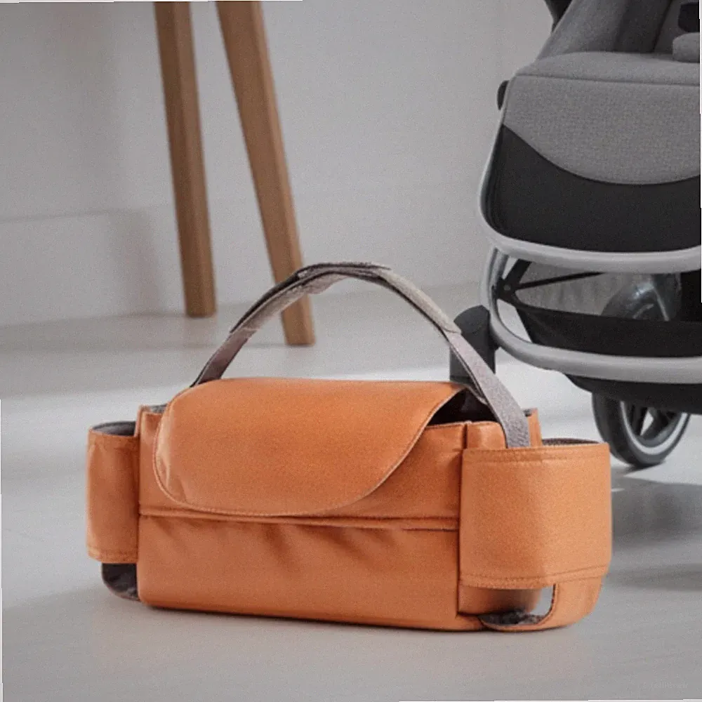 Kinderwagen Organizer mit Taschentasche stabil für Reisen, Mamas