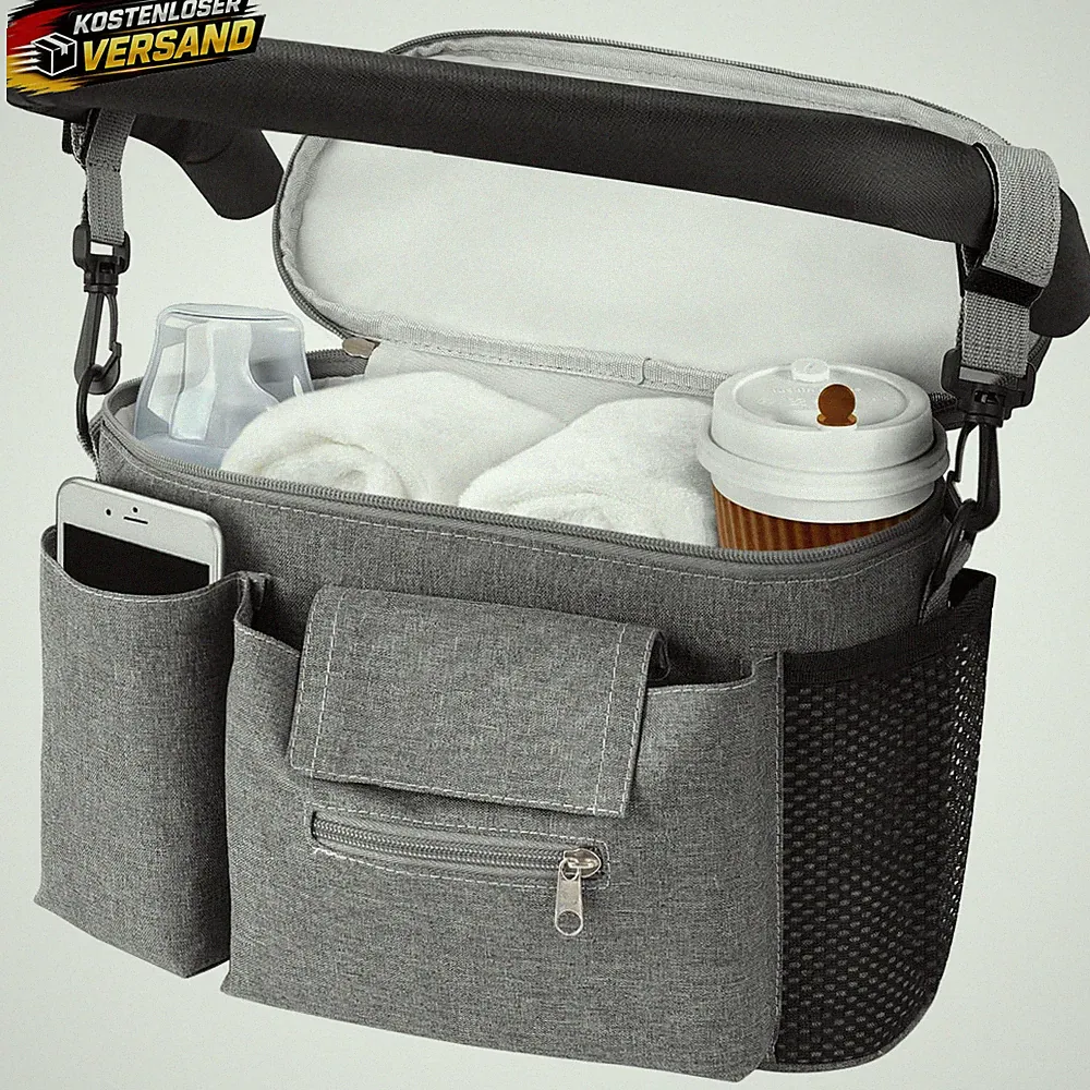 kinderwagen organizer schwarz