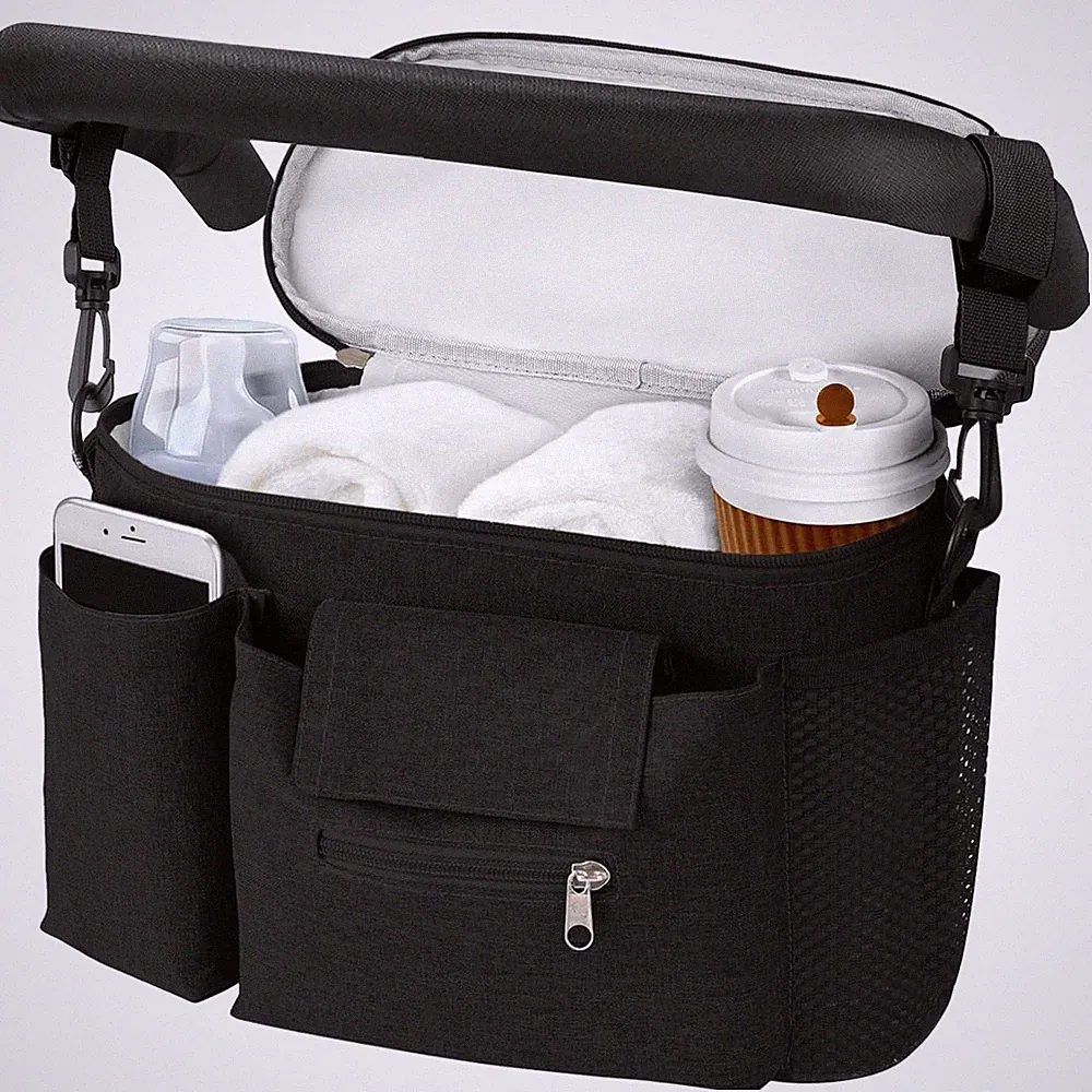kinderwagen organizer schwarz