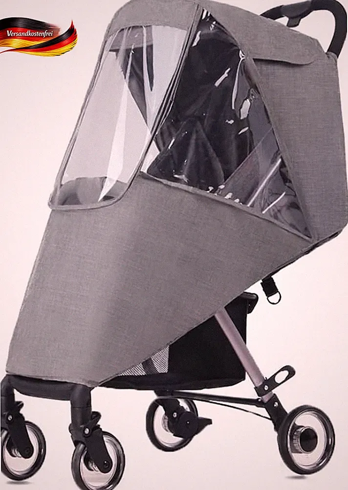 Kinderwagen Regenverdeck Wasserdicht winddicht mit Fenster universal geeignet gr