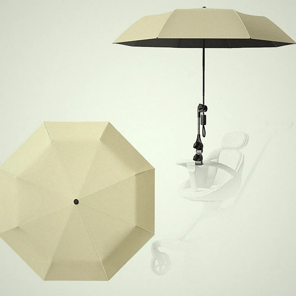 Kinderwagen Sonnenschutz mit UPF 50+ stilvollem Sonnenschirm zum Schutz von für