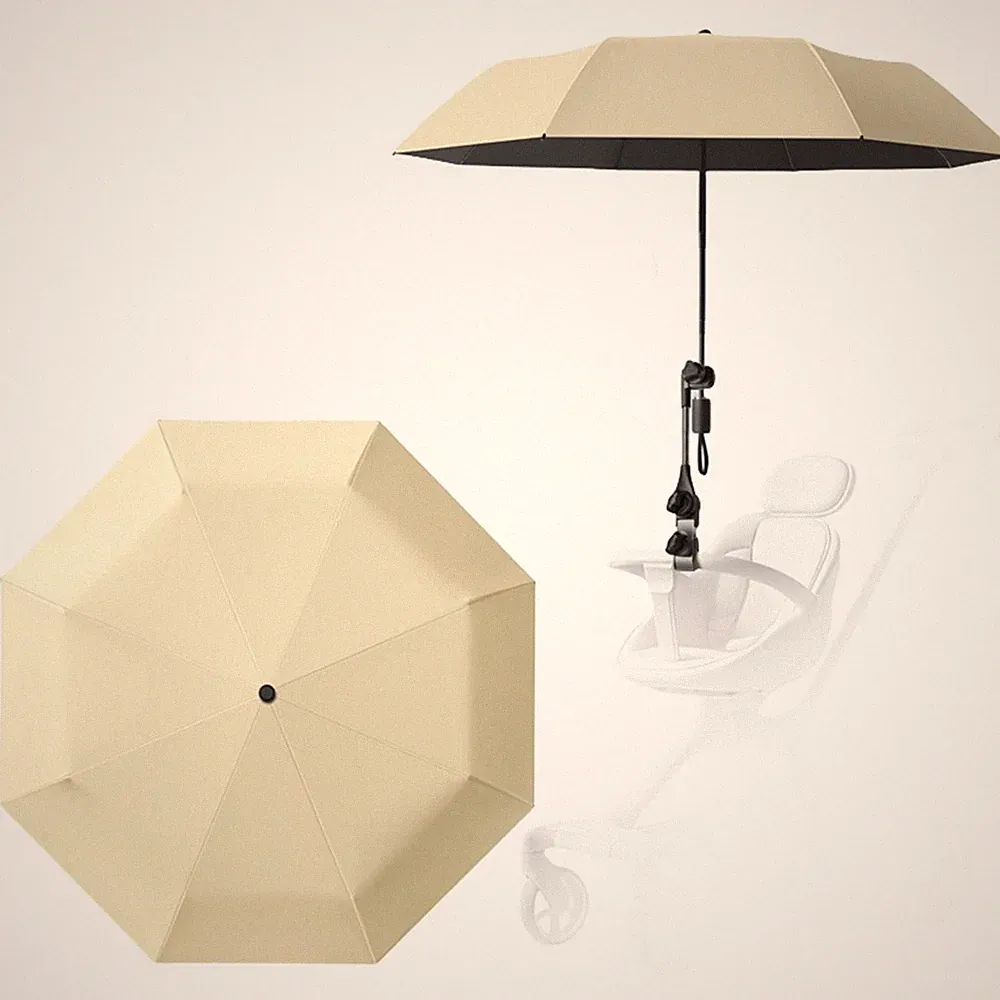 Kinderwagen Sonnenschutz Regenschirm und verstellbar f��r Outdoor Aktivit?ten