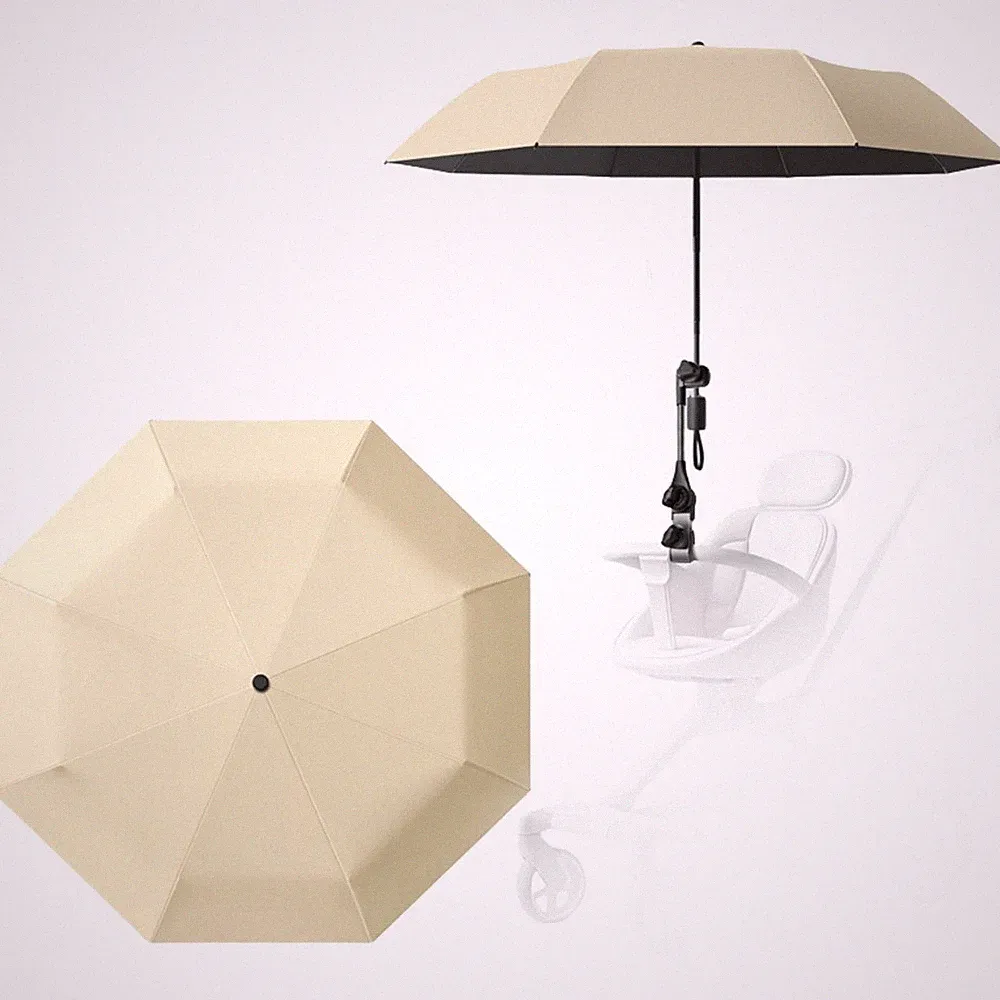 Kinderwagen Sonnenschutz Sonnenschirm für maximalen Schatten und Komfort