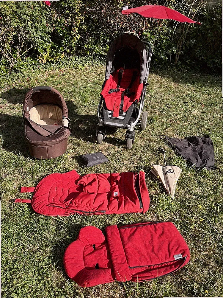 ‼️❤️ Kinderwagen - Teutonia - Babyschale & Sportaufsatz & viel Zubehör ❤️‼️