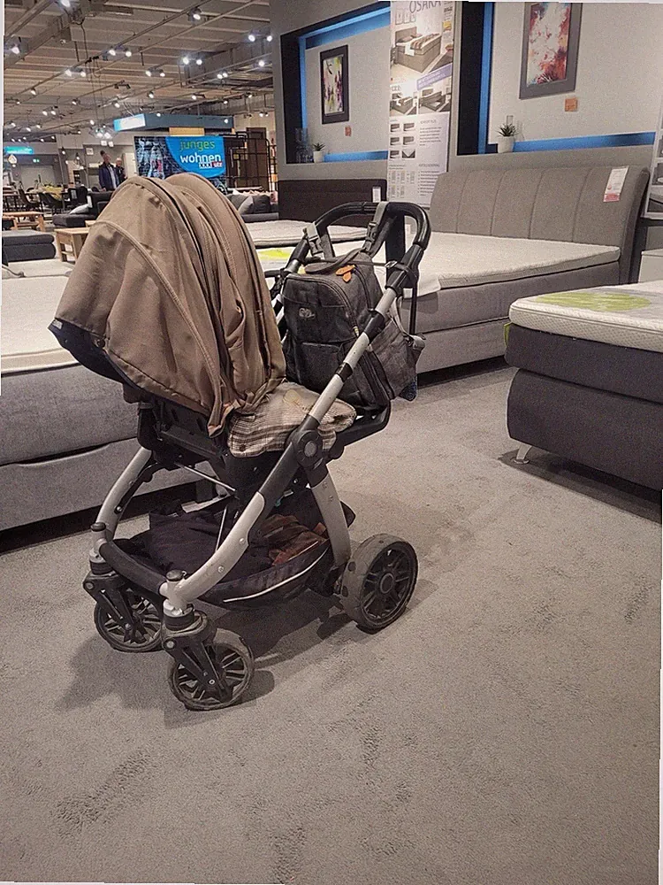 Kinderwagen Teutonia cosmo Kombikinderwagen Vollausstattung mit Zubehör
